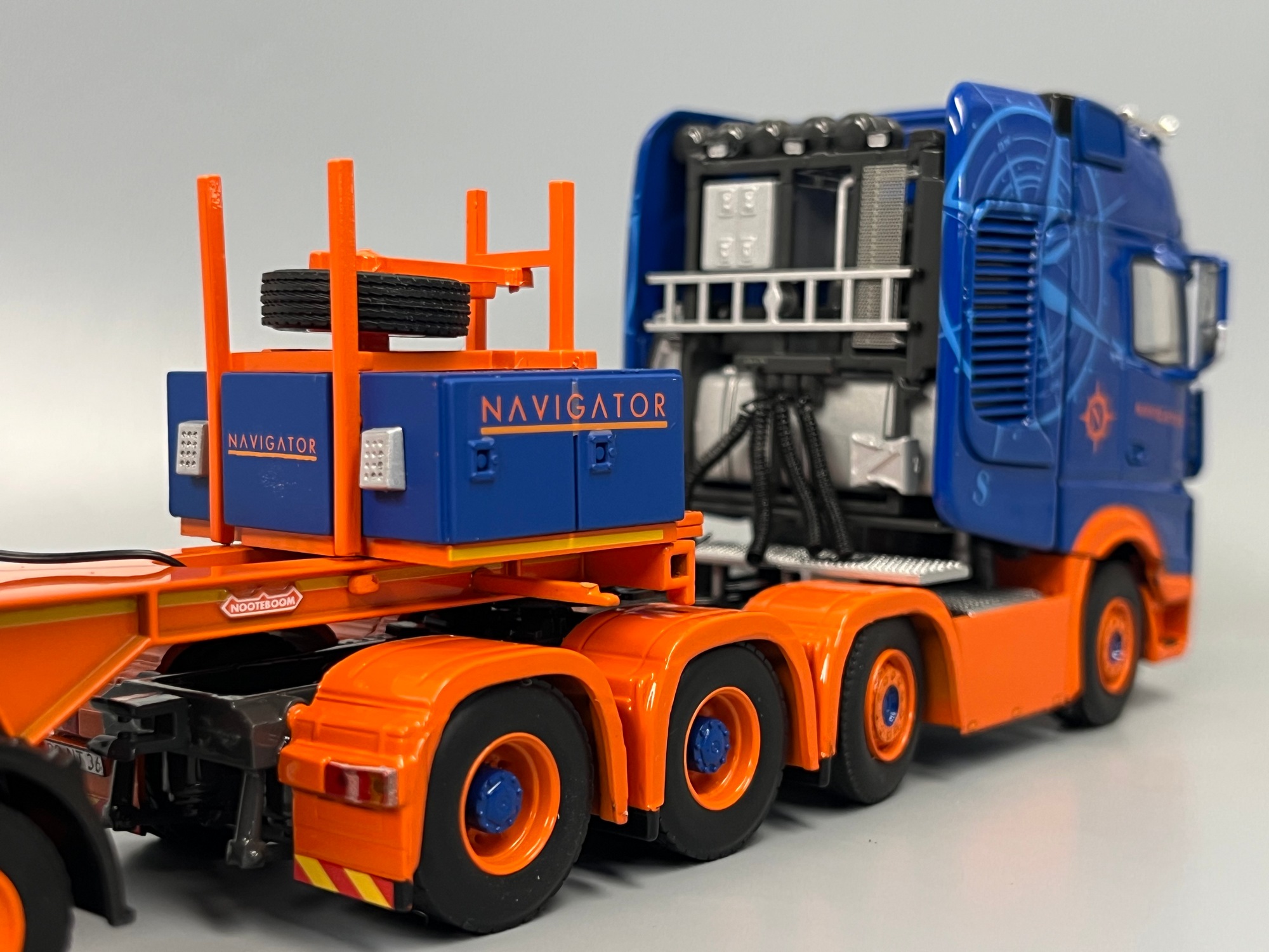 01-4561 - WSI - Mercedes Benz Actros MP5 Giga Space  4achs Windmühltransporter mit Dolly 7achs "Navigator Transport"