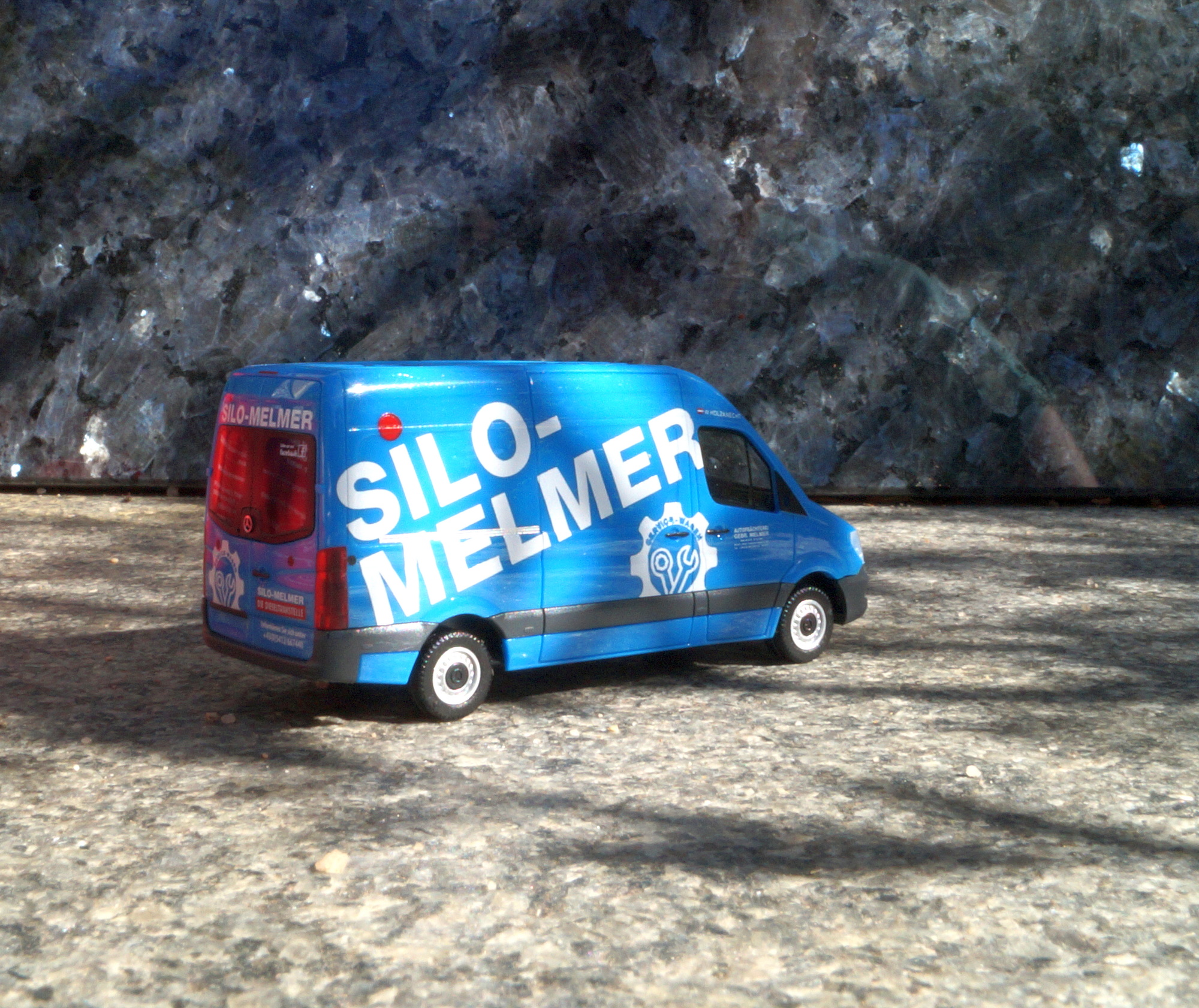 095419 -Herpa - Mercedes-Benz Sprinter `13 Kasten HD Service-Wagen "Silo Melmer" AT