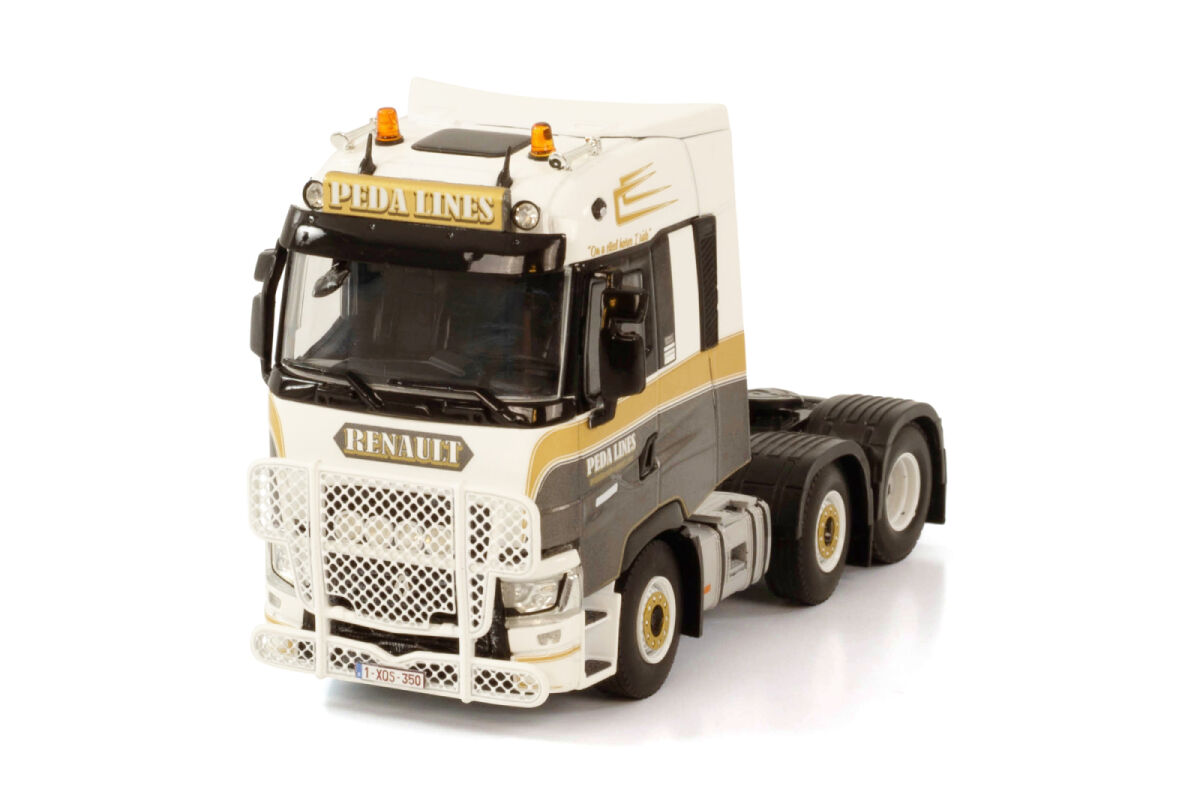 01-3671 - WSI - Renault T High 6x2 3achs Zugmaschine "Peda Lines "- B -