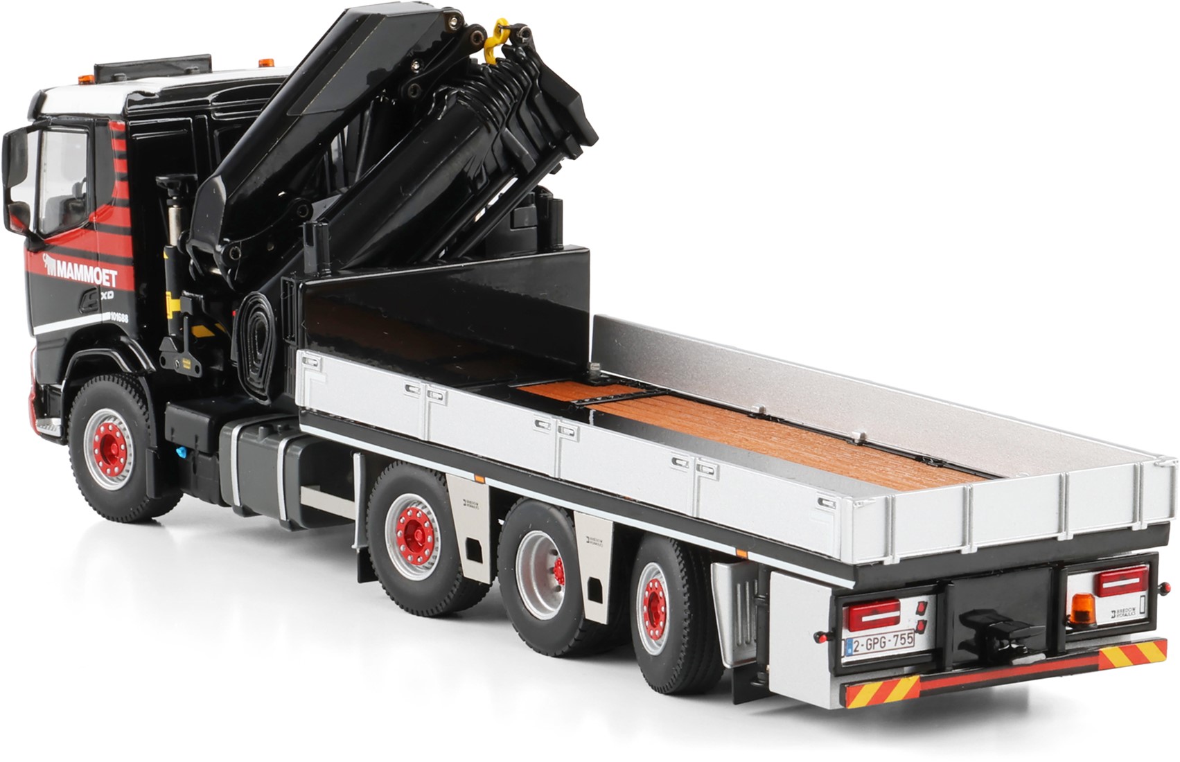 410335 - WSI - DAF XD 8x2 mit 4achs Pritsche und Ladekran - Mammoet
