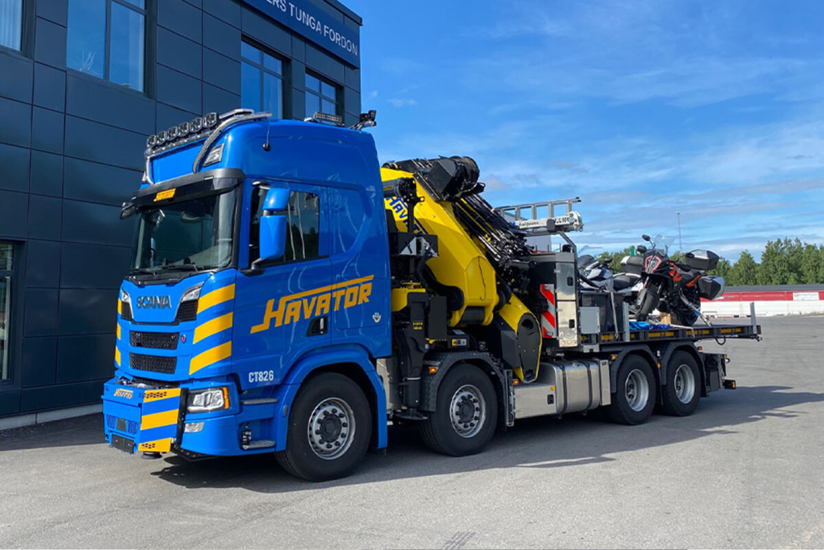 01-5405 -WSI - Scania R Highline CR20H 8x4 mit Palfinger PK 165002  TEC 7 und Spitze "Havator" FI