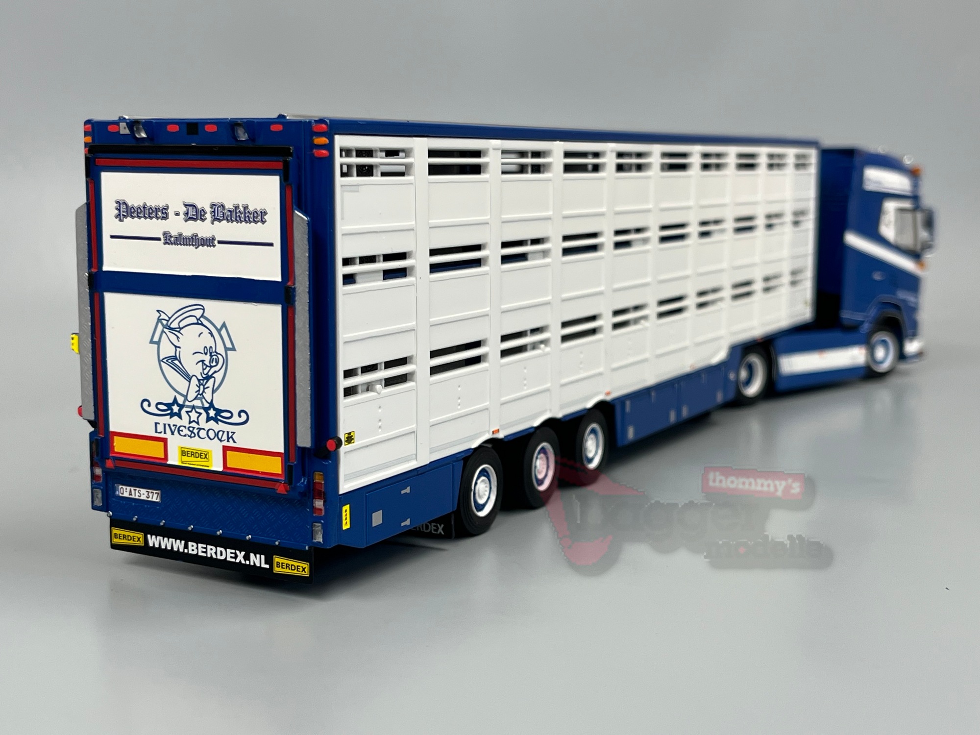 01-5191 - WSI -DAF XG +MY25 Viehtransporter "Peeters de Bakker "BE"