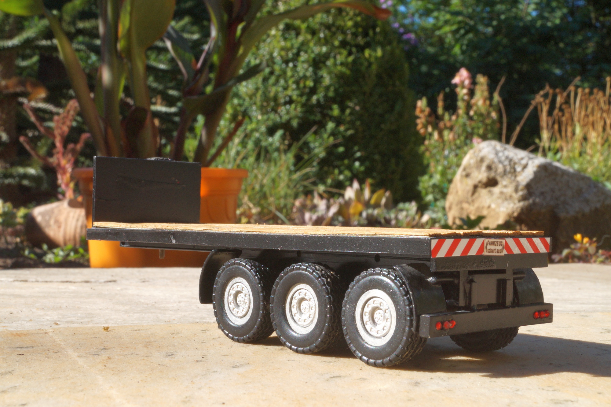 Zubehör 3achs Ballastauflieger Kunstoff mit Echtholz