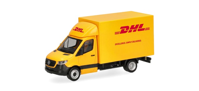 099783 - Herpa - Mercedes-Benz Sprinter `18 mit Kofferaufbau "DHL"