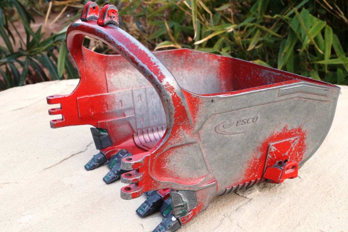 WB - ESCO 55 cu/yd  Schleppschaufel  "Farbe gebraucht"  /Schaufel mit Kette)