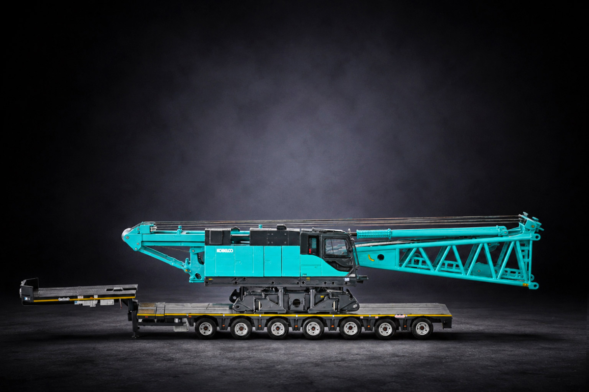 31-0322 - IMC - Kobelco CKS1350 Gittermastraupenkran