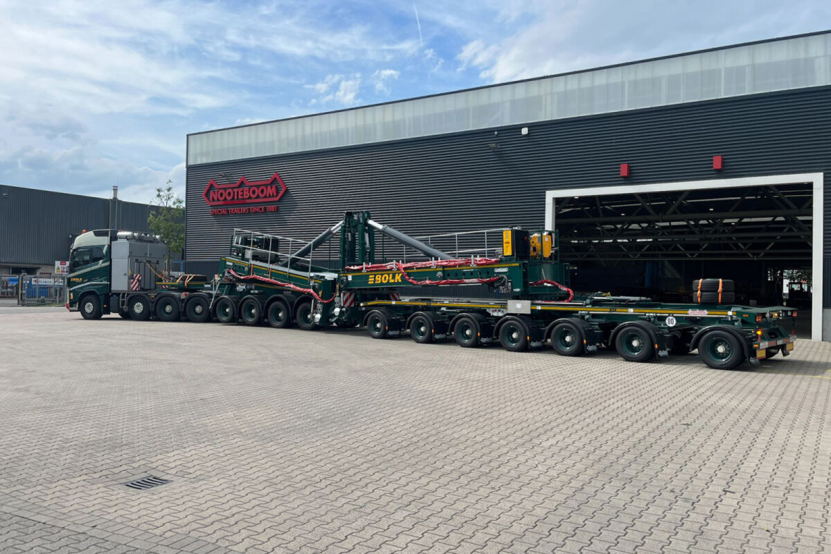 01-5375 - WSI - Volvo FH5GL XL 8x4 Windmühltransporter mit 4achs Dolly 7 achs - Bolk -D