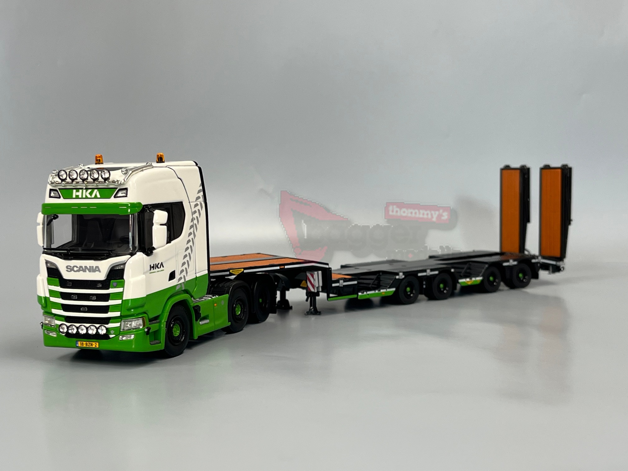 01-5299 -WSI - Scania S Highline CS 20H Doppellenker-Tieflader - 4 Achs - HKA -NL