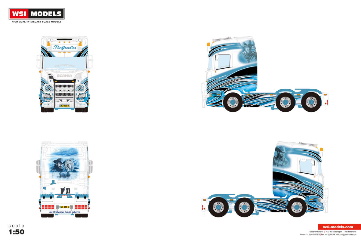 01-5379 - WSI - Scania S Highline CS20H 6x2 Zugmaschine - Beljaars - NL