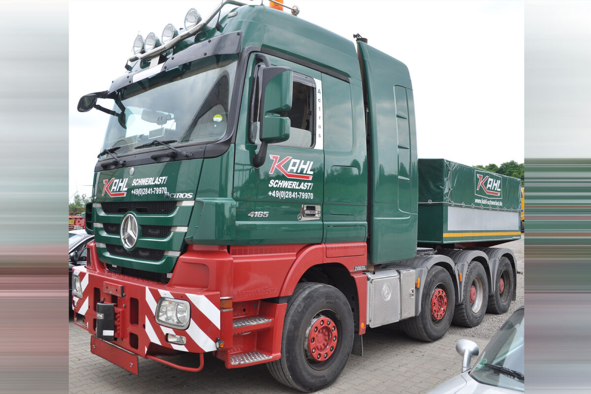 01-5419 - WSI Mercedes Benz Actros MP3 Schwerlastzugmaschine mit Ballast Box -Kahl - DE