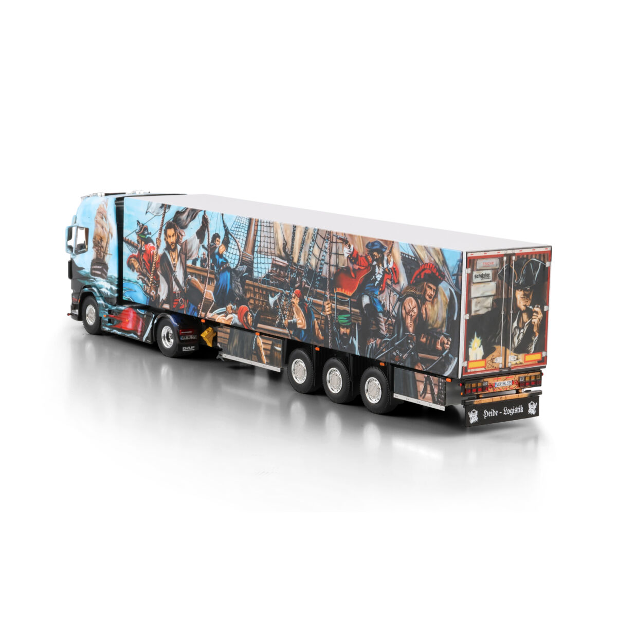01-4840 - WSI - DAF XG+ 4x2 mit Kühlkofferauflieger - Heide Logistik / Piraten -