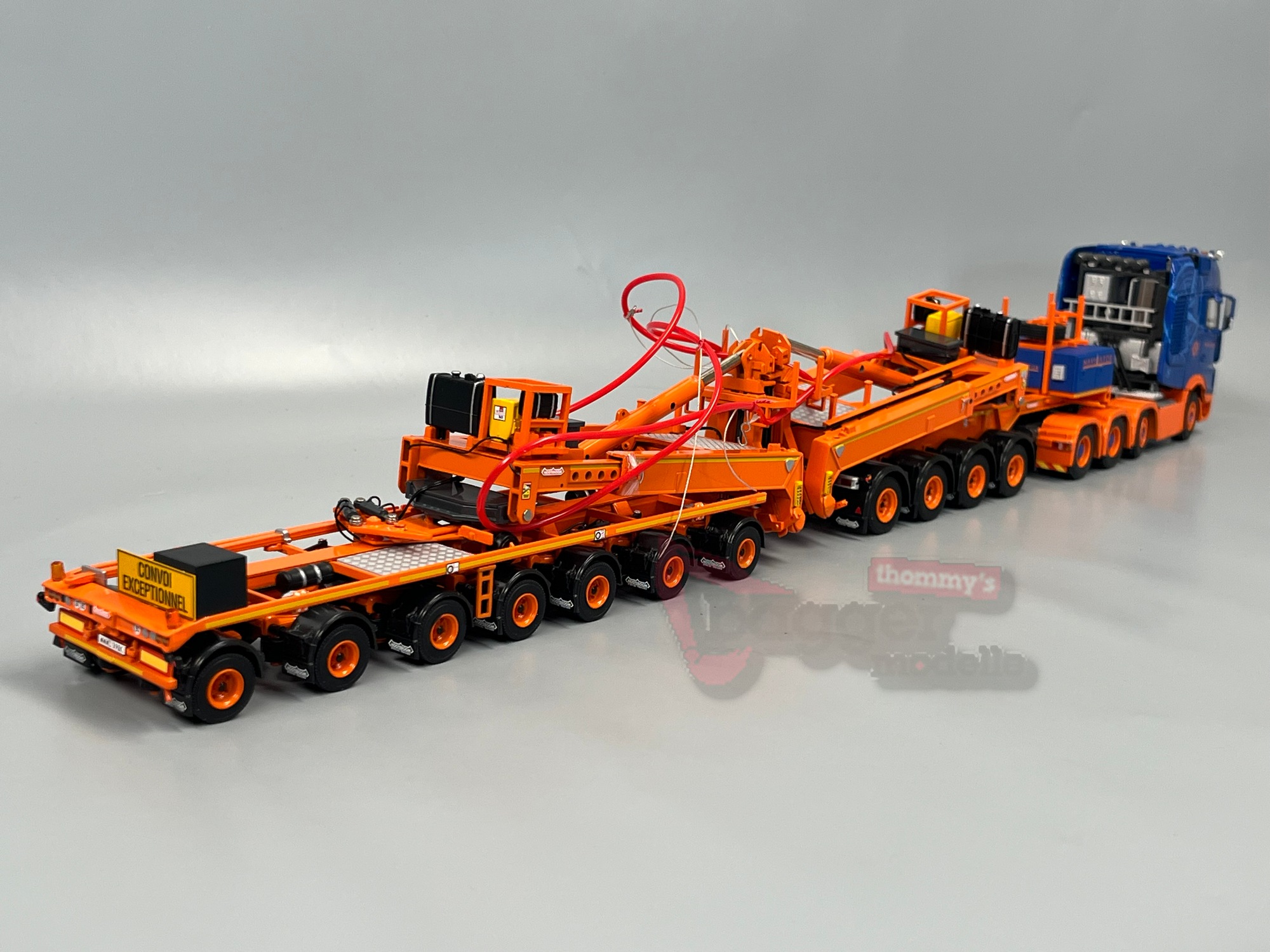 01-4561 - WSI - Mercedes Benz Actros MP5 Giga Space  4achs Windmühltransporter mit Dolly 7achs "Navigator Transport"