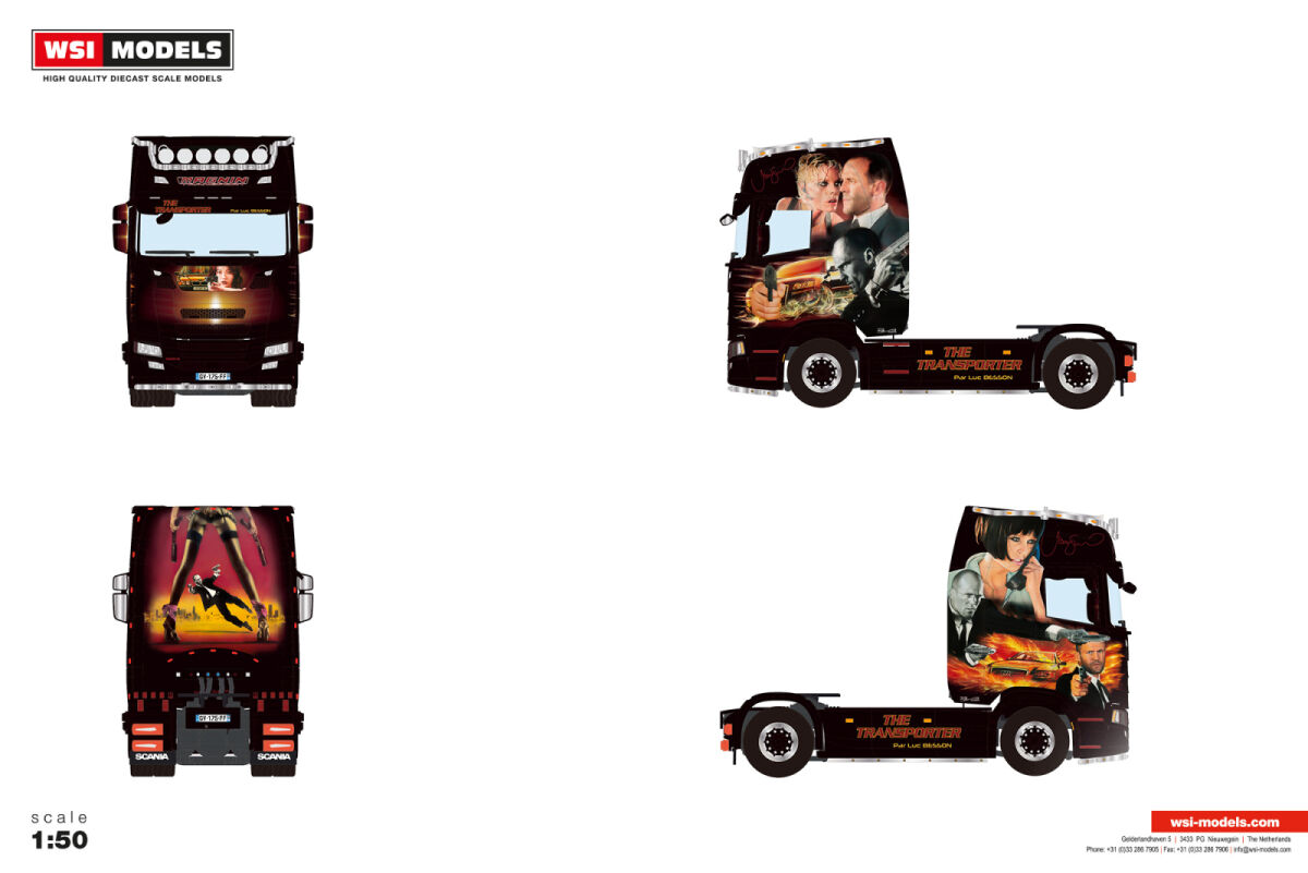 01-5394 - WSi -Scania S Highline CS20H Solozugmaschine 2 achs "Magnin The Transporter"  FR