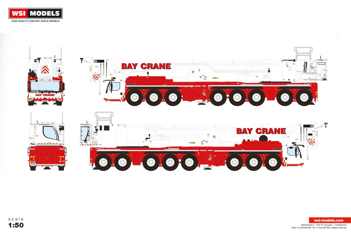 51-2203 - WSI - Liebherr LTM 1650-8.1 Mobilkran - Bay Crane - USA