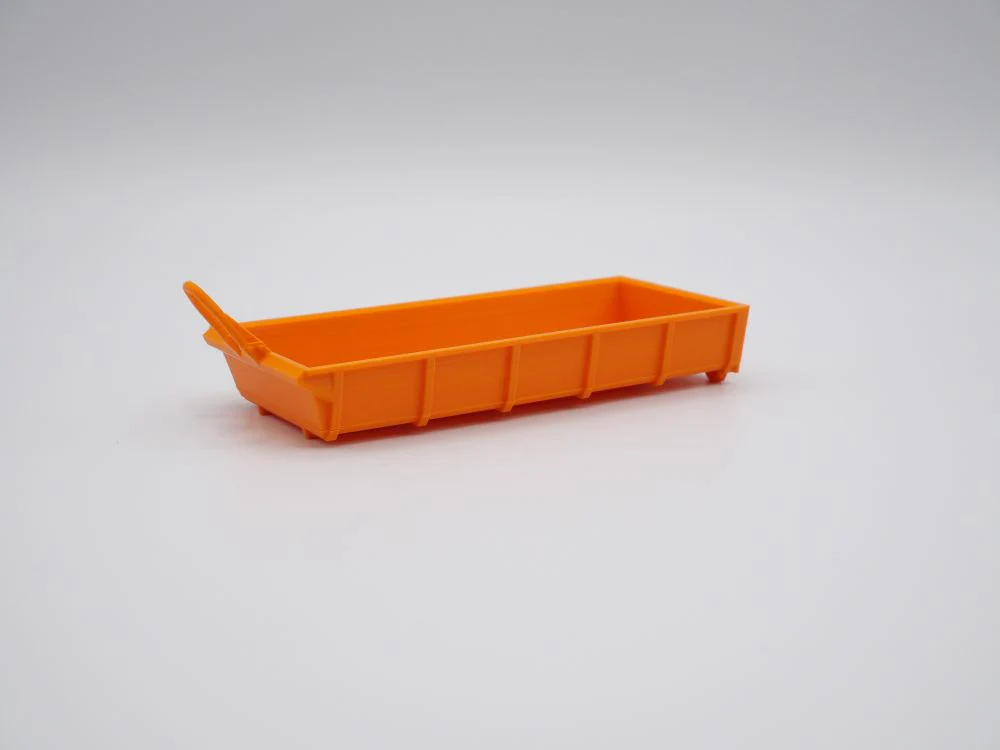 150380 -3D-Faktory - Abrollcontainer 7,2m³- ineinander stabelbar - Maßstab 1:50 -orange