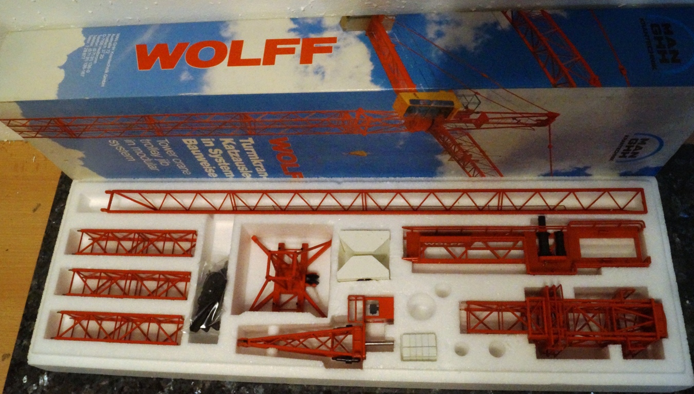 2030-3 -Conrad - Wolff MAN GHH  Turmdrehkran Katzausleger "Aebi"