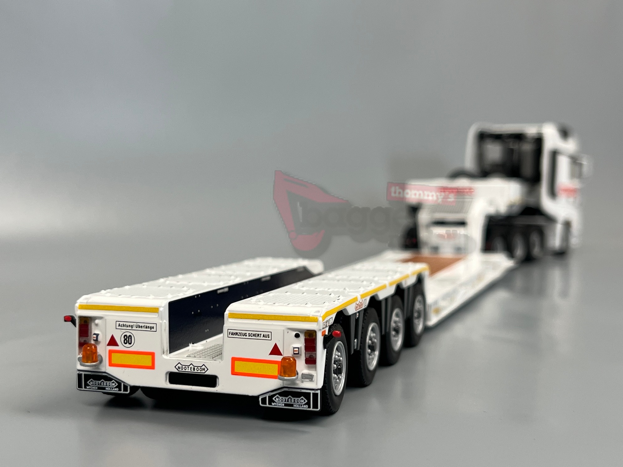 02-3887 -Thommy´s - Mercedes Benz Actros MP5 SLT Giga Space 8X4  Tieflader 4 achs  "Strabag"