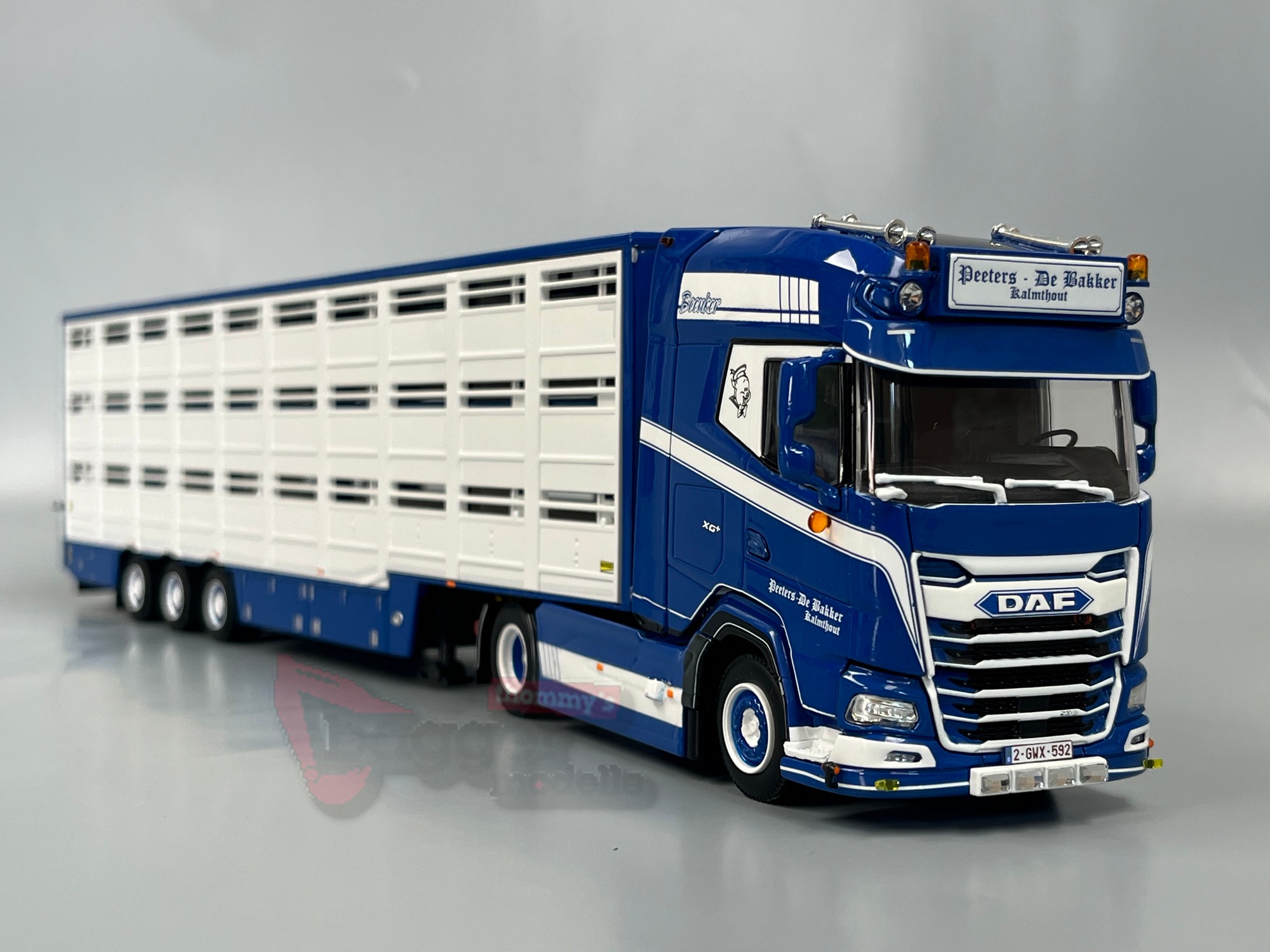01-5191 - WSI -DAF XG +MY25 Viehtransporter "Peeters de Bakker "BE"