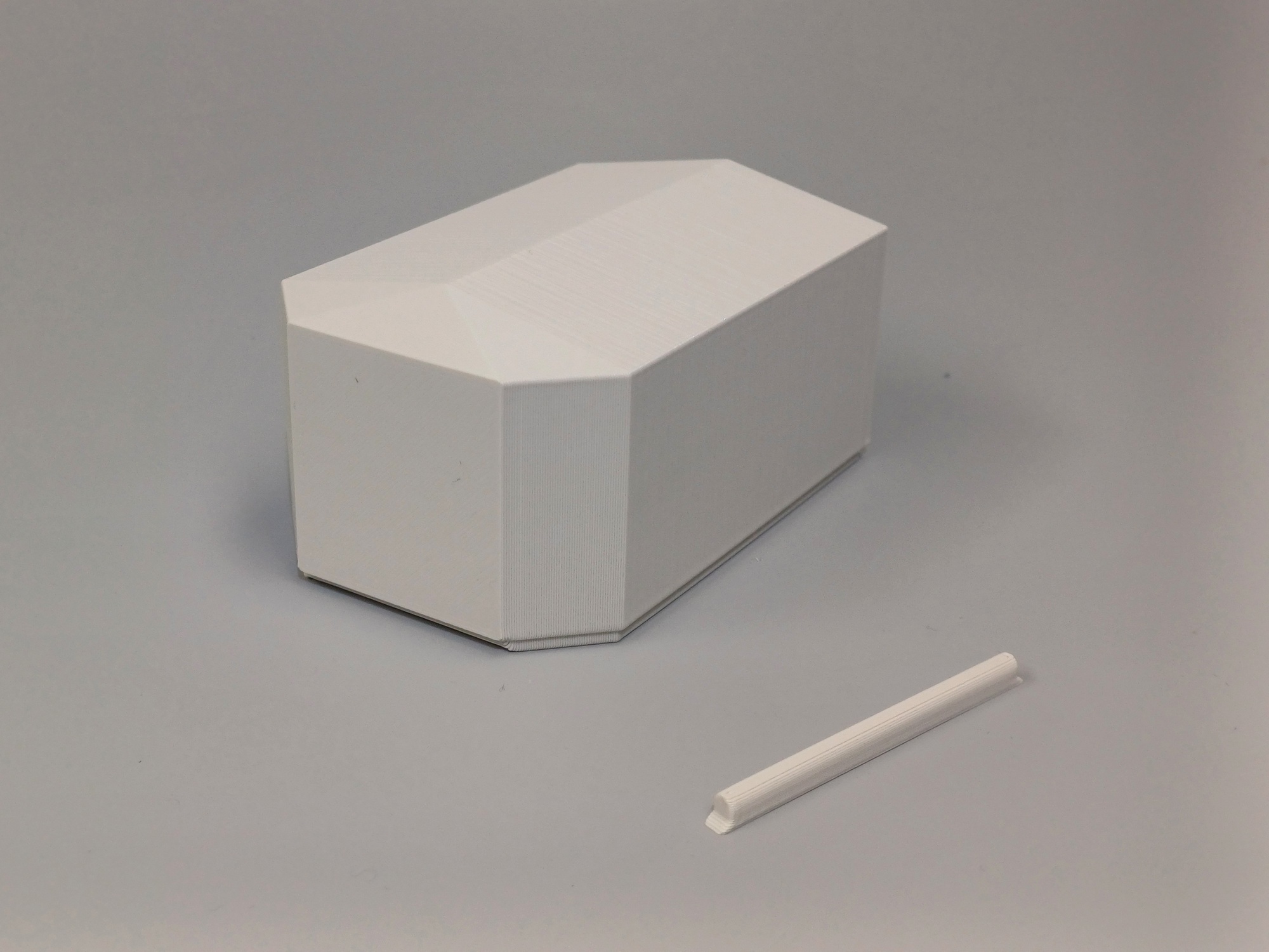 150522 - 3D-Druckfactory - Plane für Goldhofer Schwanenhals (Conrad) - Maßstab 1:50 - Farbe Lichtgrau