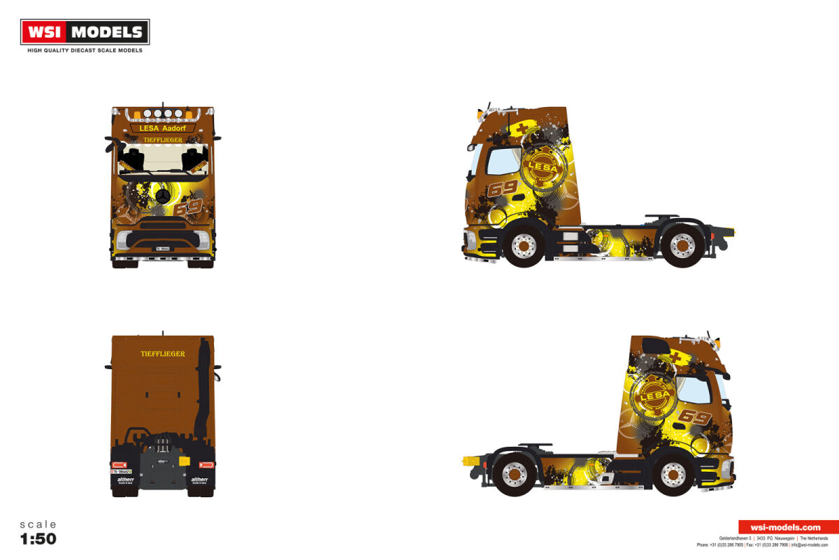 01-5547 - WSI - Mercedes-Benz Actros L - ProCabine GiGa 4x2 - Lesa Transporte - CH