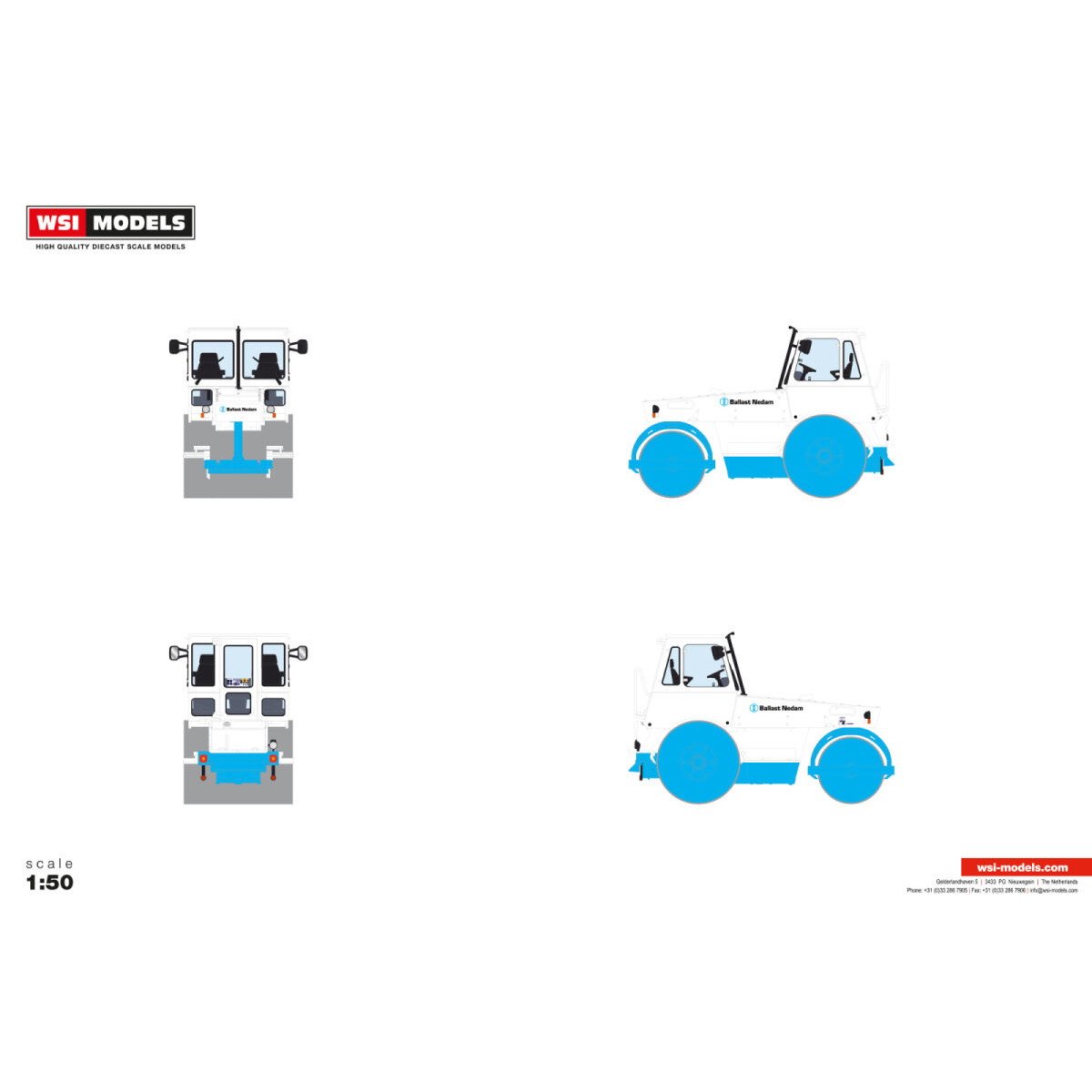 61-2017 - WSI - Hamm HW90 Walze "Ballast Nedam"