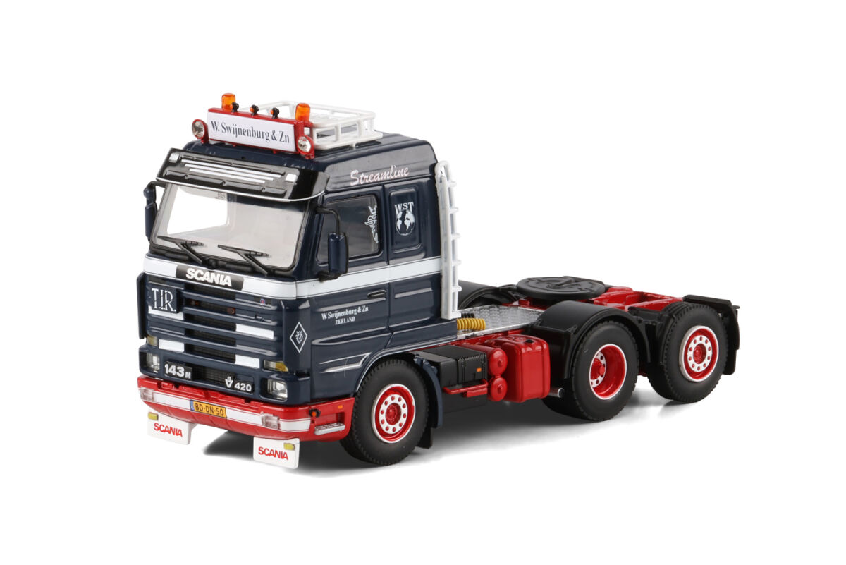 01-5016 - WSI - Scania 143 V8 Streamline 6x2 Zugmaschine - W.Swijnenburg & ZN - NL