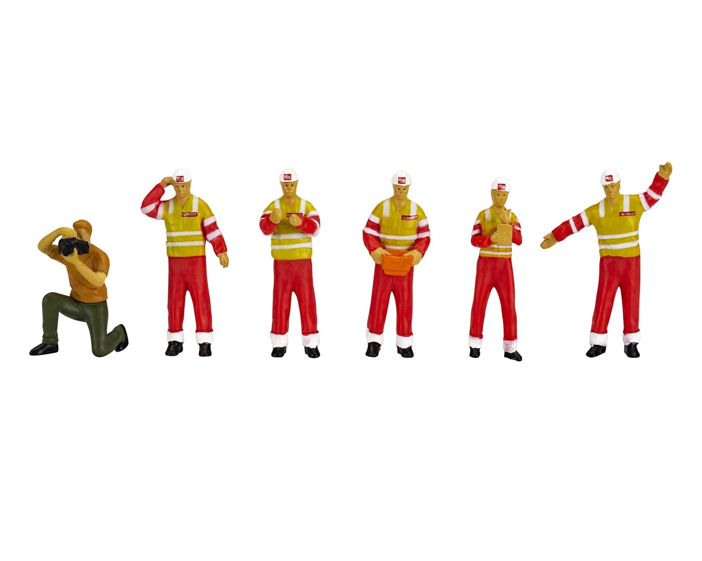 410286 -Kranlab -Mammoet Figuren Set V -  6 Figuren