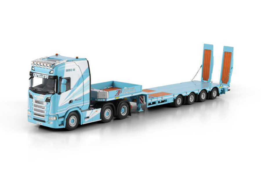 01-5147 - WSI - Scania S Highline 6x2 mit 4achs Semitieflader - Cepelludo - ES