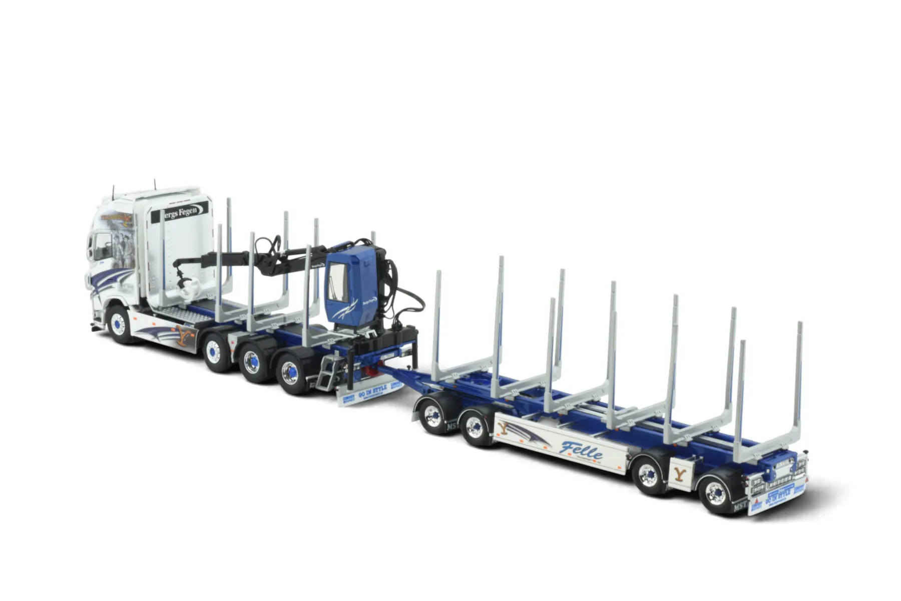 Tekno - Volvo FH5 Globetrotter 4/4achs Holztransporter - FELLE / YELLOWSTONE - SE