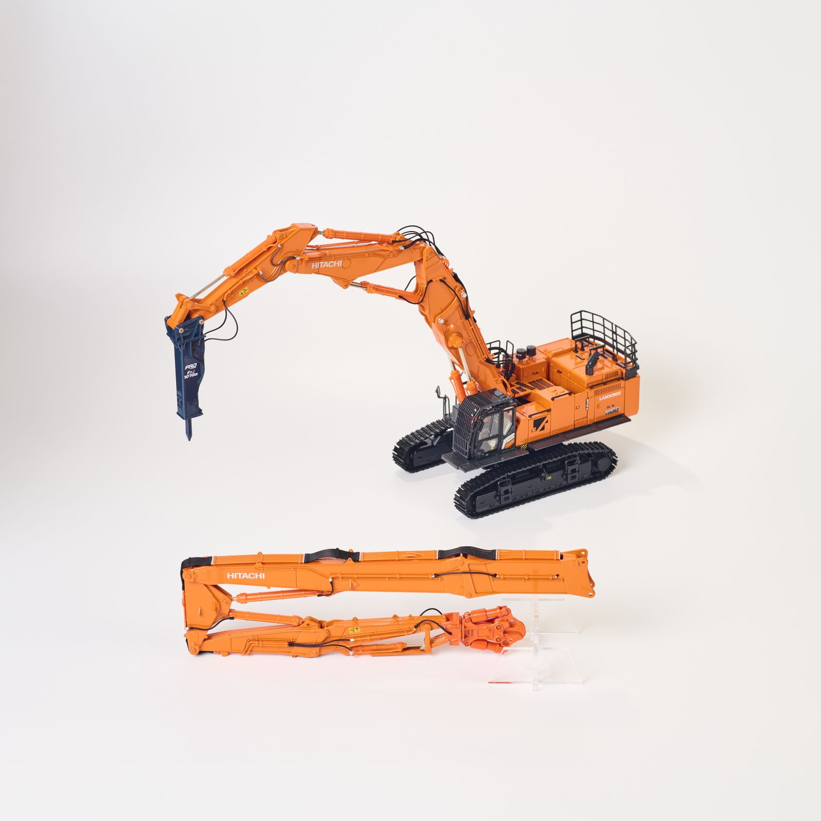 30157-1 - Replicars - HITACHI-LANDCROS Bagger ZX1100K-7 mit 18,3m und 30m Abbruchausleger