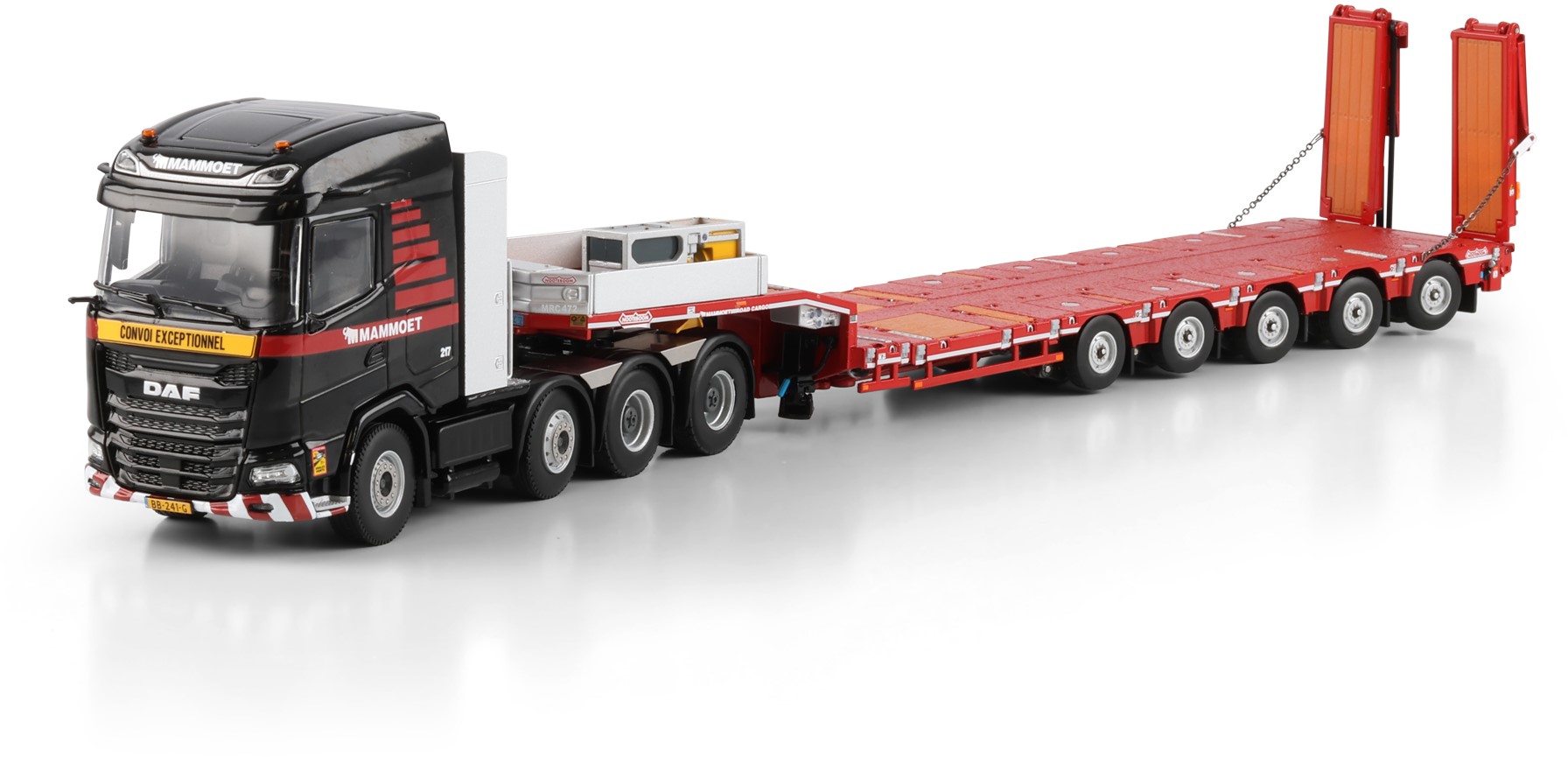 410348 - WSI - DAF XG 8x4 mit 5achs Nooteboom Tieflader Manoovr - Mammoet