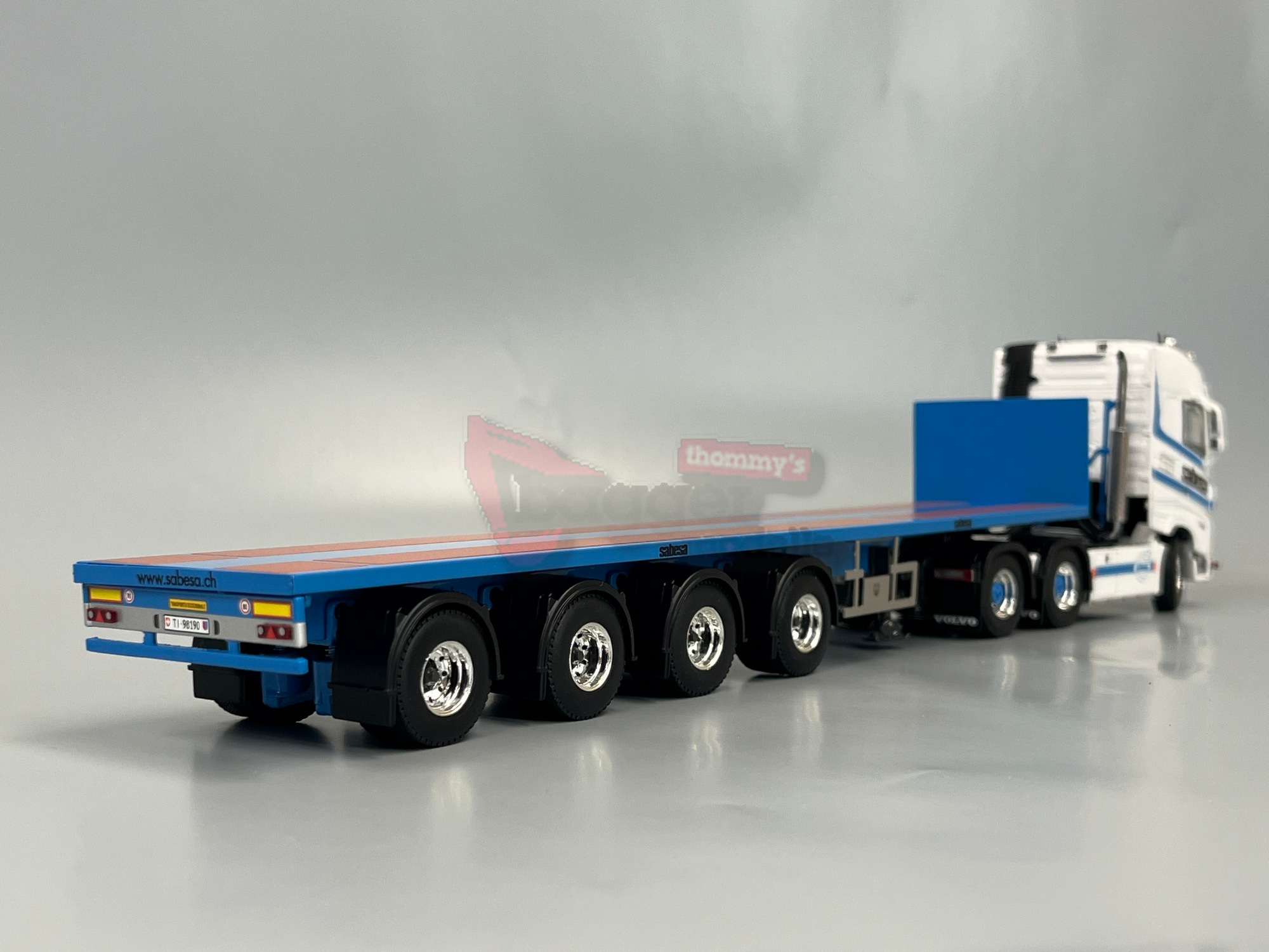 01-4856 - WSI - Volvo FH5 Globetrotter 6x4 mit 4achs Ballasttrailer - Sabesa - CH