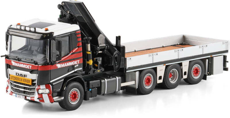 410335 - WSI - DAF XD 8x2 mit 4achs Pritsche und Ladekran - Mammoet