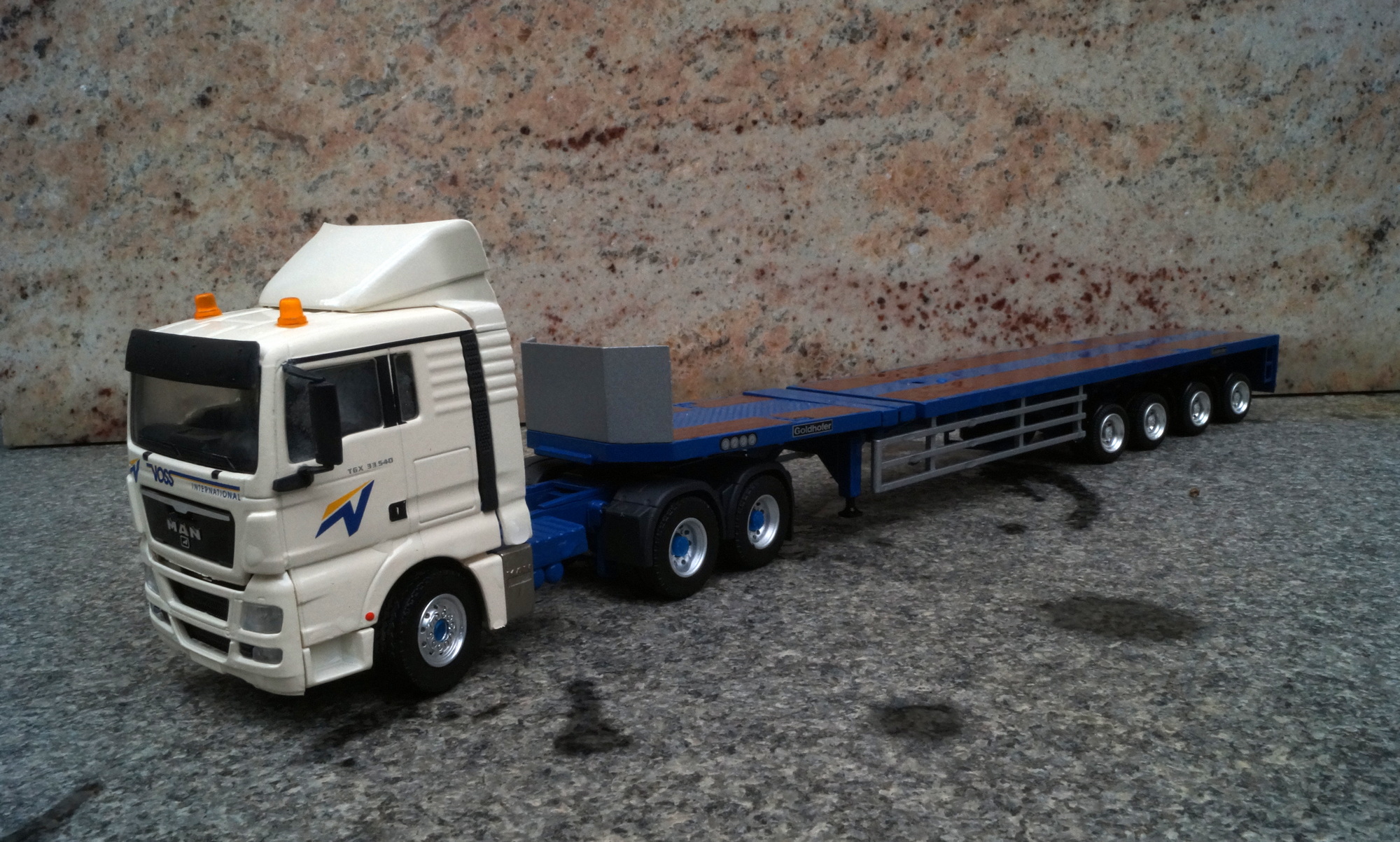 MAN TGX 3achs mit 4achs Goldhofer Ballastauflieger "VOSS"