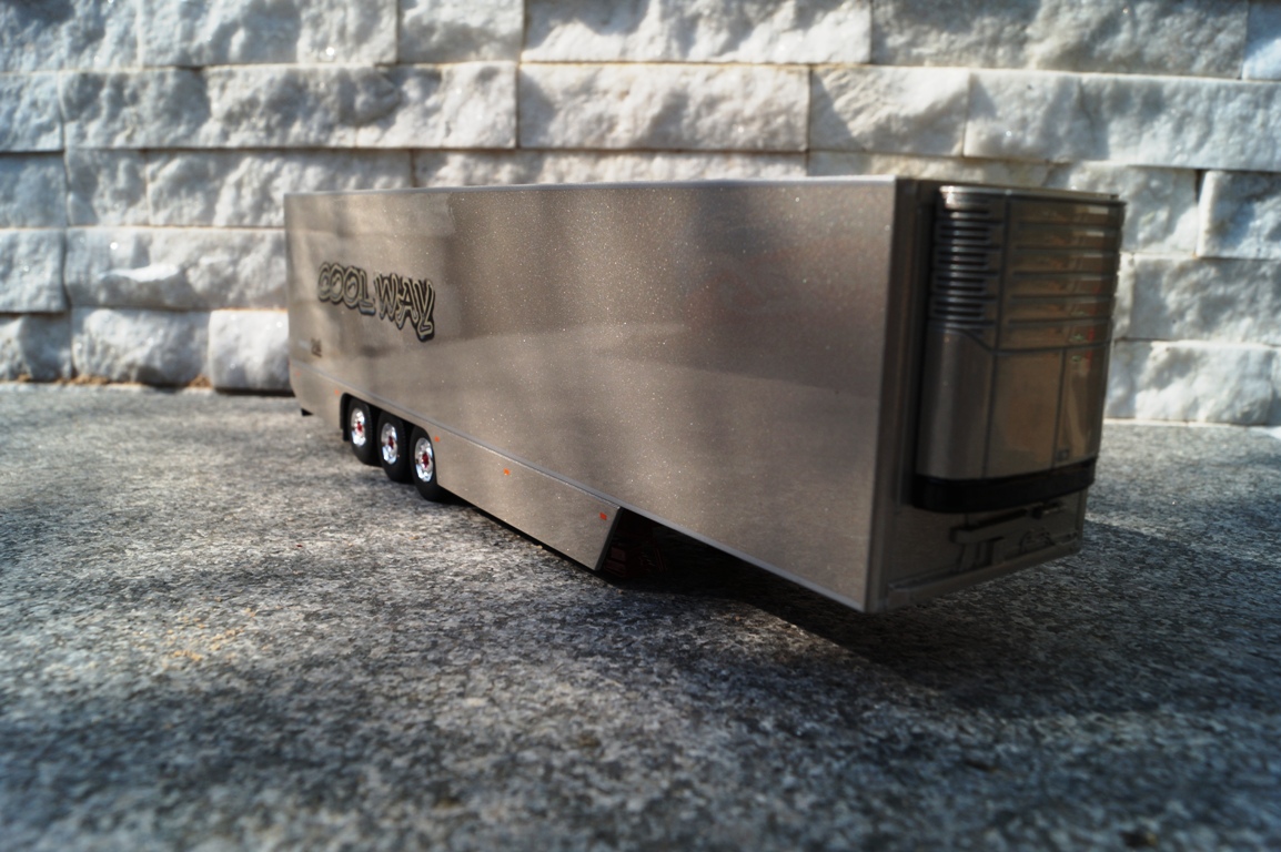 70662 - Tekno- Zubehör - Kühlauflieger 3 achs " Rouce R.U.