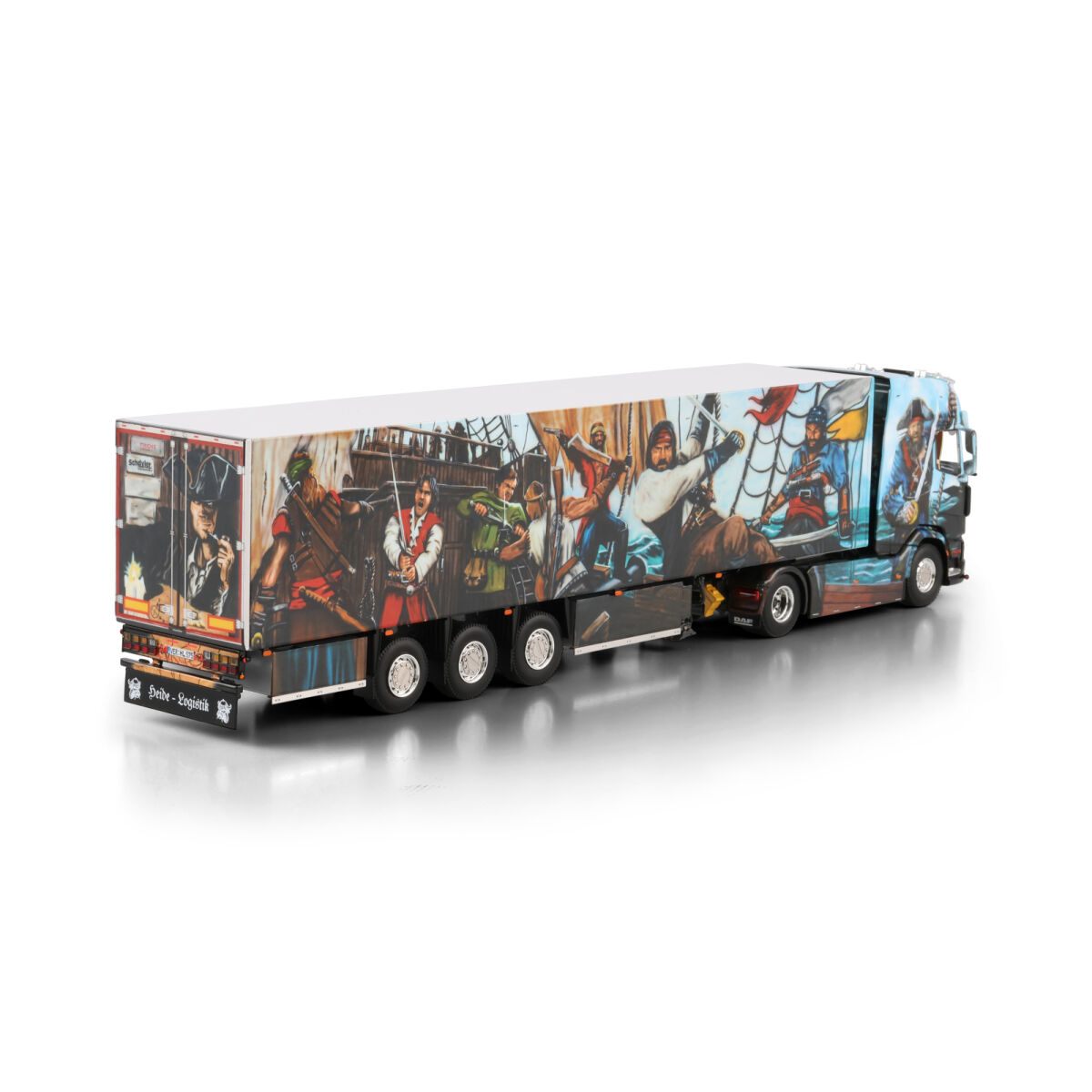 01-4840 - WSI - DAF XG+ 4x2 mit Kühlkofferauflieger - Heide Logistik / Piraten -