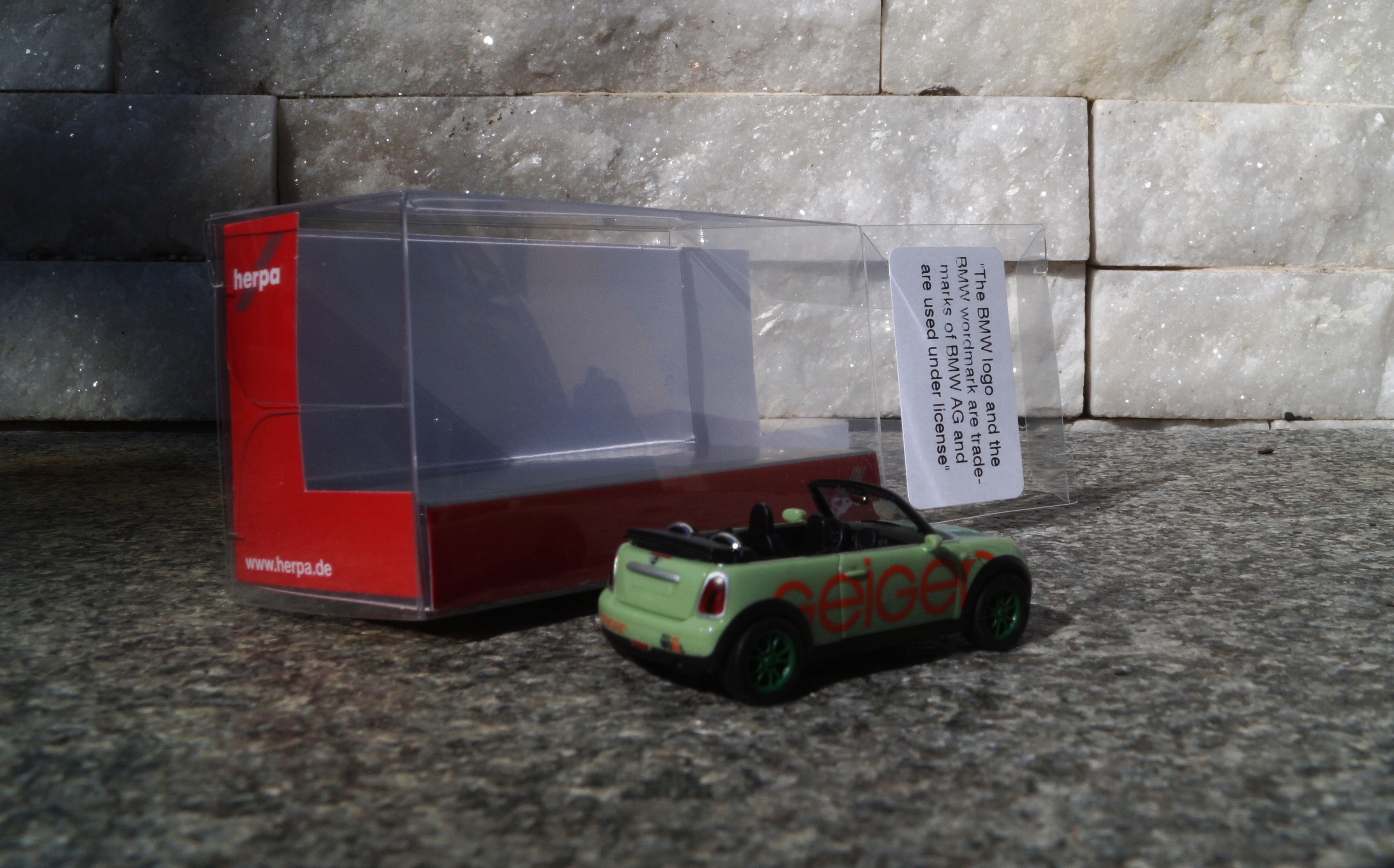 936248 - Herpa - BMW  Mini Cooper Cabrio "Geiger"