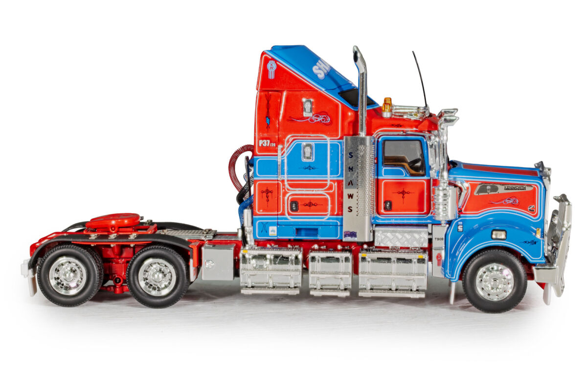 01666 -Drake - Kenworth T 909 3achs Zugmaschine "Shaw´s Transport"