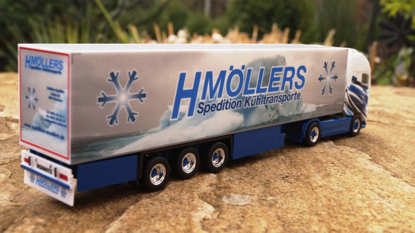 306317 - Herpa - Volvo FH Gl. Kühlkoffer-Sattelzug "H.Möllers Kühltransporte"