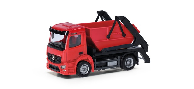 013994 - Herpa -  MiniKit: Mercedes-Benz Actros S Absetzkipper AK12, rot  Bausatz