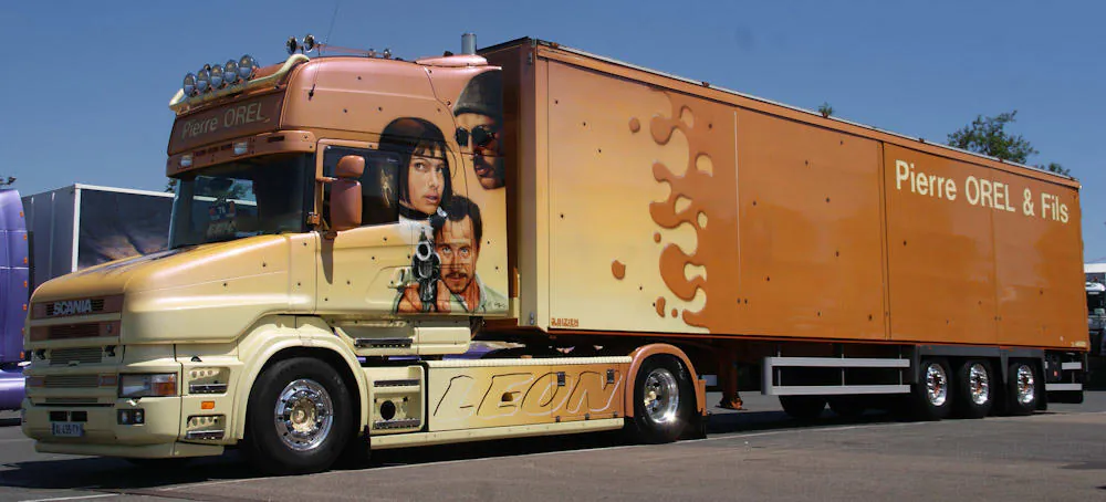 90577 -Tekno -Scania Torpedo  2achs mit 3 achs Auflieger "Pierre OREL & FILS FR.