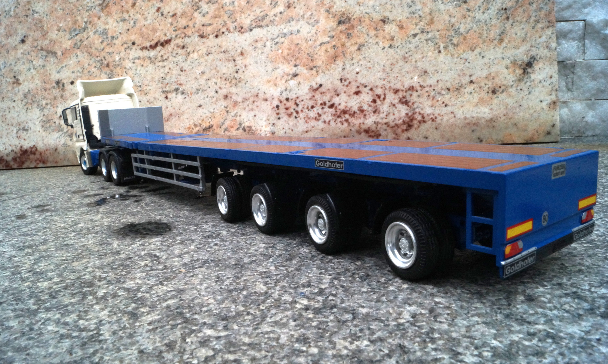 MAN TGX 3achs mit 4achs Goldhofer Ballastauflieger "VOSS"