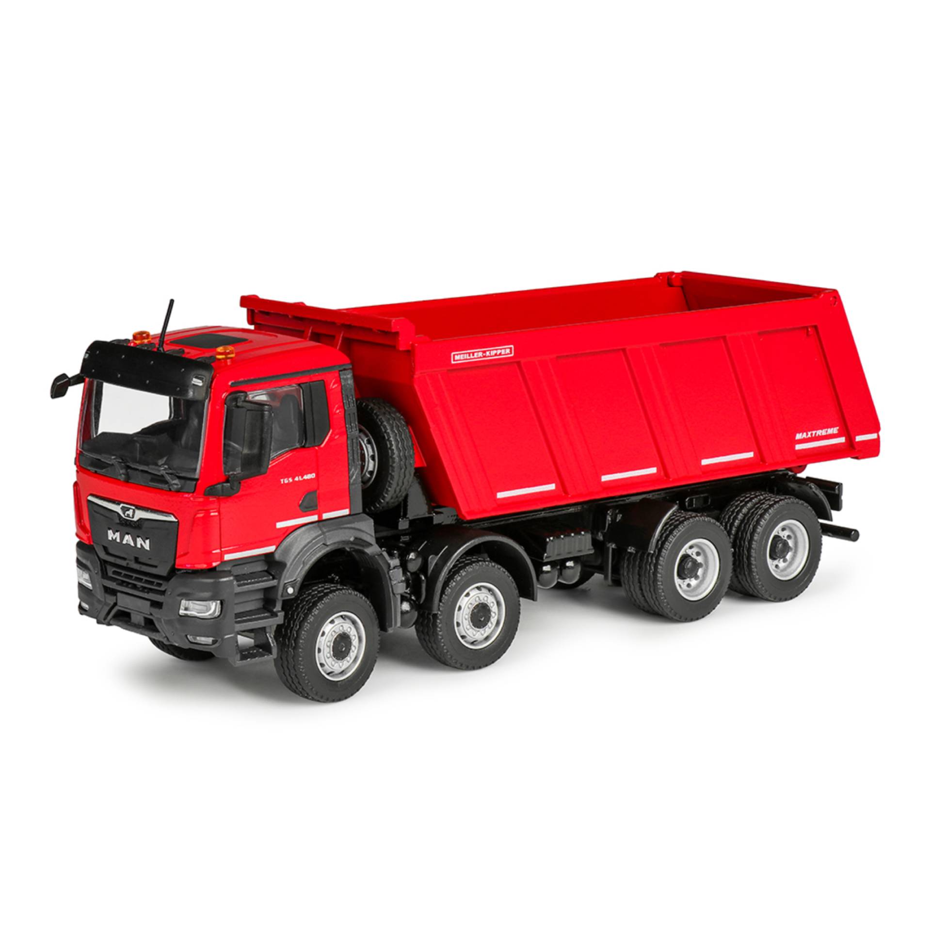 81259-3 -Conrad - MAN TGS NN 41.480 8x8 Meiller Hinterkipper  rot