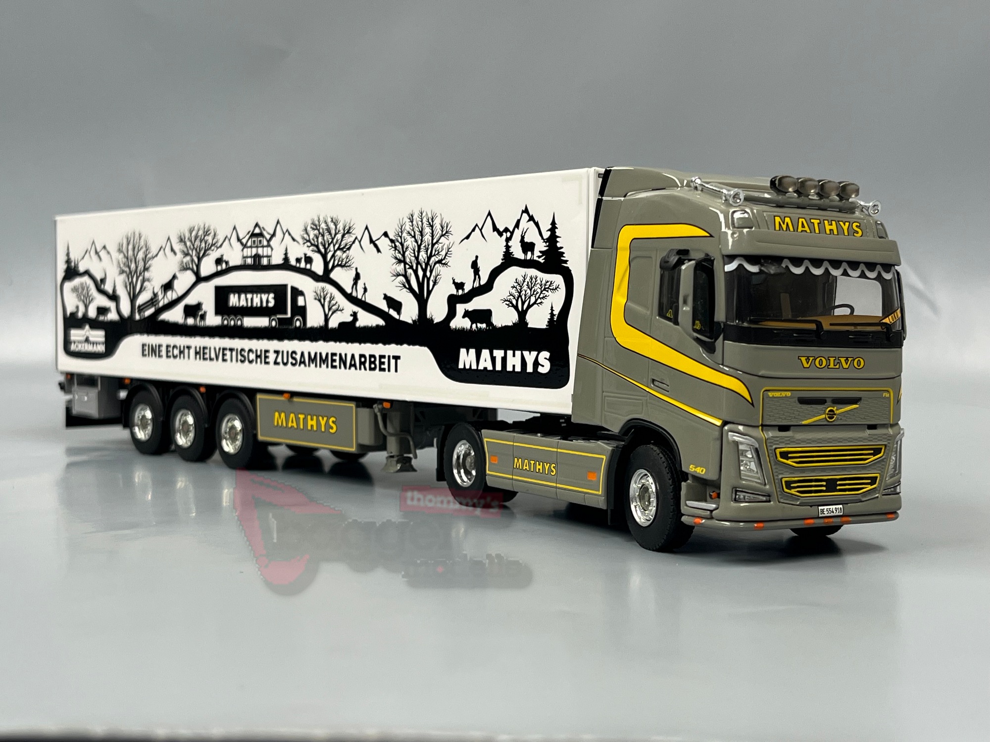 02-3116 - WSI - Volvo FH 4 GL 4x2 Kühlauflieger - Mathys - CH
