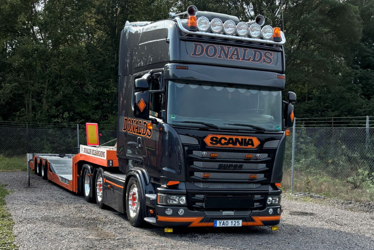 01-5397 -WSI - Scania Streamline Topliine 3achs mit  3achs   LKW - Transporter -Donalds Bilbärgning - SE