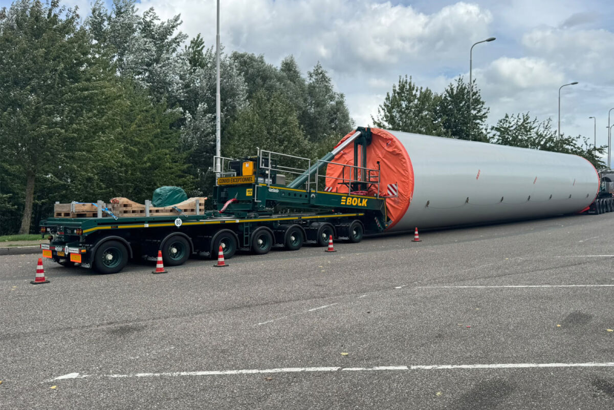 01-5375 - WSI - Volvo FH5GL XL 8x4 Windmühltransporter mit 4achs Dolly 7 achs - Bolk -D