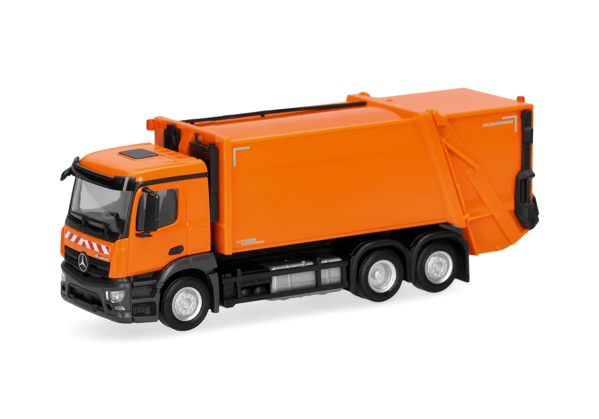 321839 -Herpa - Mercedes-Benz Actros M Pressmüllfahrzeug, kommunalorange