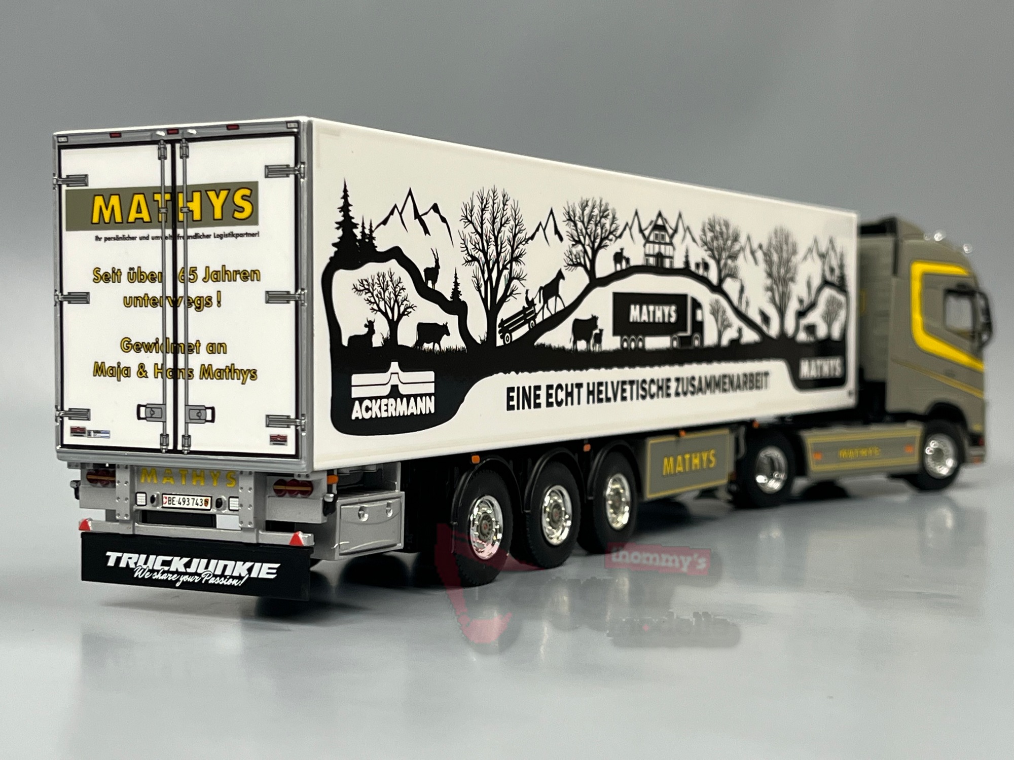 02-3116 - WSI - Volvo FH 4 GL 4x2 Kühlauflieger - Mathys - CH