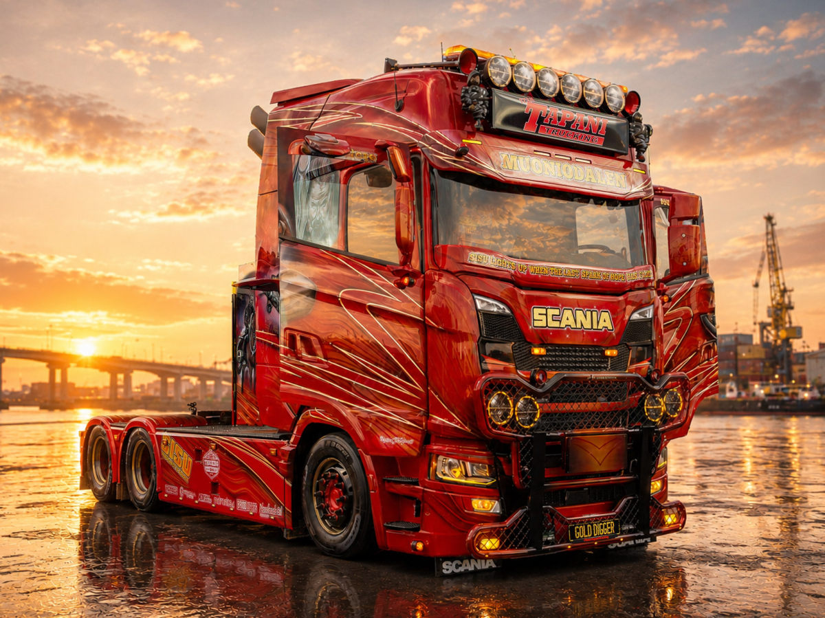 32-0289 - IMC - Scania S Series 3 achs Zugmaschine 6x4 - Team Tapani - Gold Digger