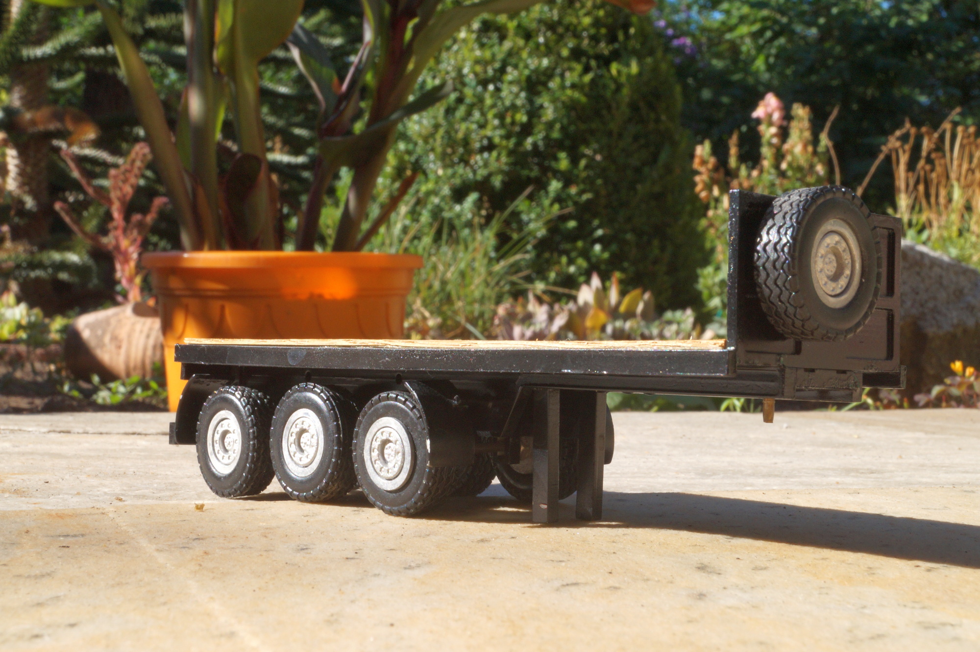 Zubehör 3achs Ballastauflieger Kunstoff mit Echtholz